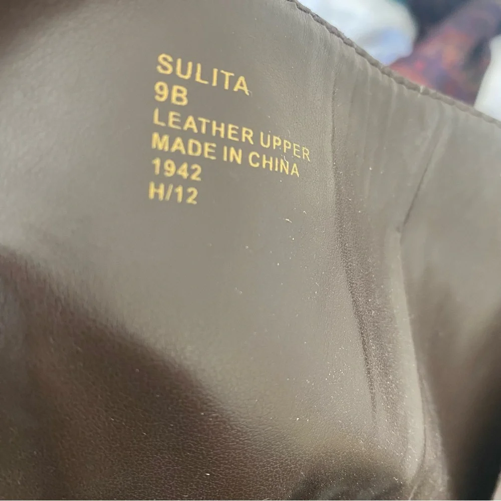 Lauren Ralph Lauren Sulita Harness Riding Boot Brown 9 M - Picture 14 of 14